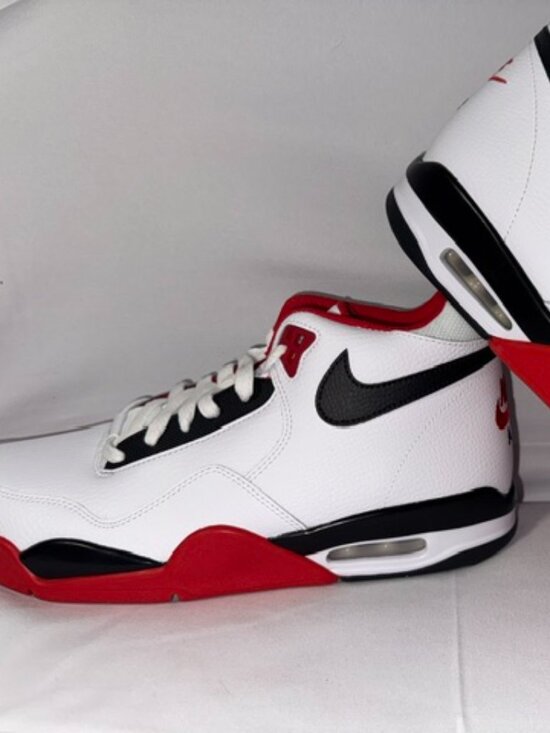 Nike Air Flight Legacy Black White Red Sneakers Retro Men\'s Size 10.5 #257